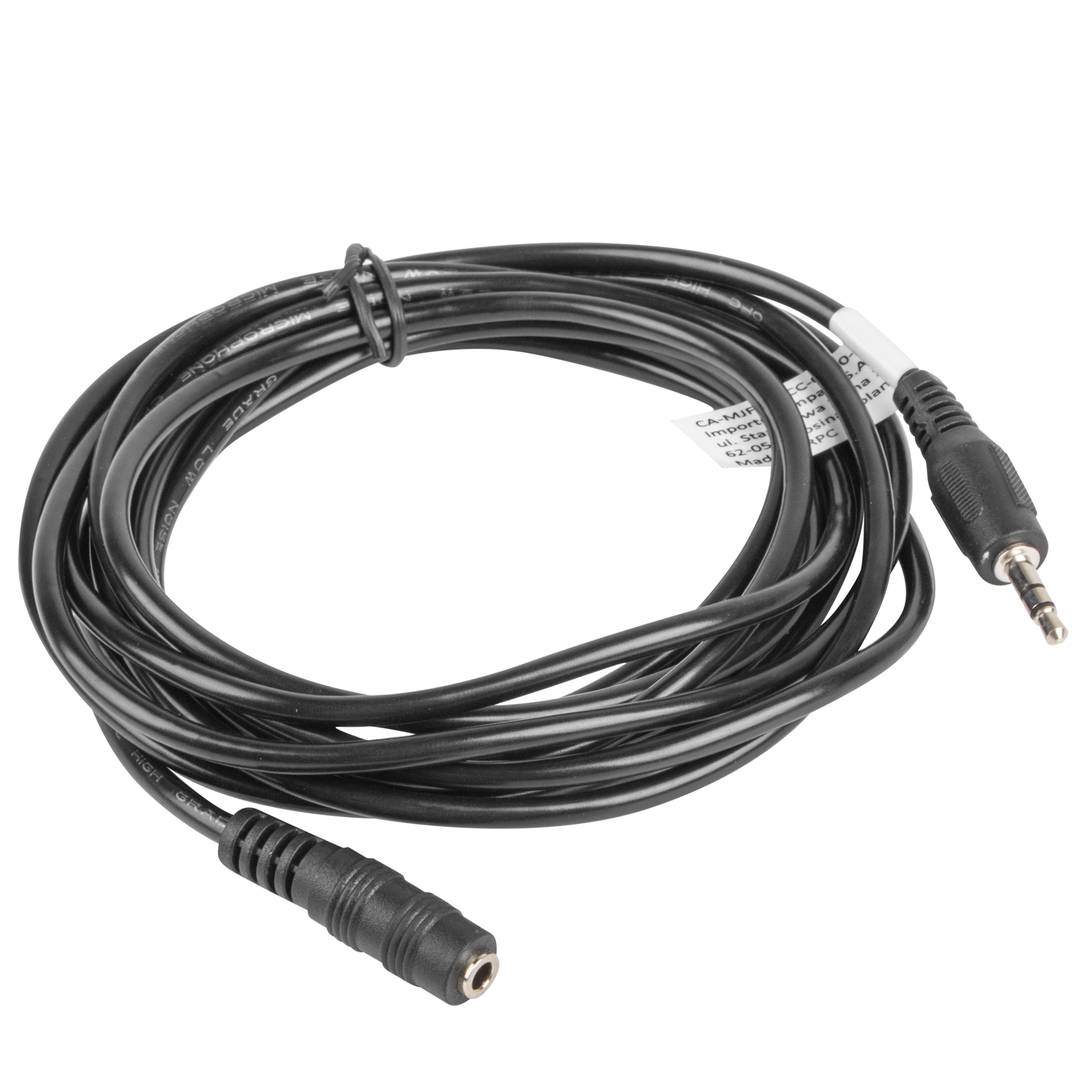 Câble stéréo Lanberg de 3 m avec un connecteur jack 3,5 mm mâle vers un connecteur jack 3,5 mm femelle