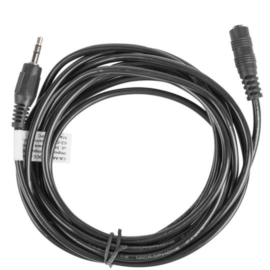 Câble stéréo Lanberg de 3 m avec un connecteur jack 3,5 mm mâle vers un connecteur jack 3,5 mm femelle