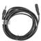 Câble stéréo Lanberg de 3 m avec un connecteur jack 3,5 mm mâle vers un connecteur jack 3,5 mm femelle
