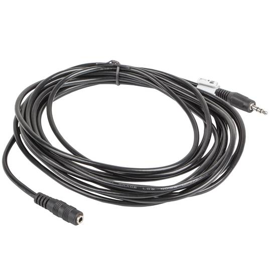 Lanberg 5 m stereokabel met een 3,5 mm jack male connector naar een 3,5 mm jack female connector