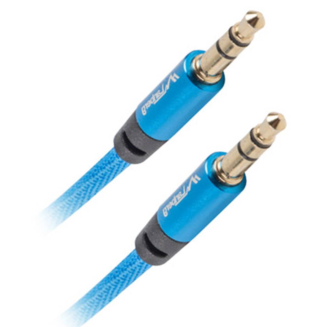Cable Mini Jack Lanberg 3.5 mm/M - 3.5 mm/M 2 M Azul