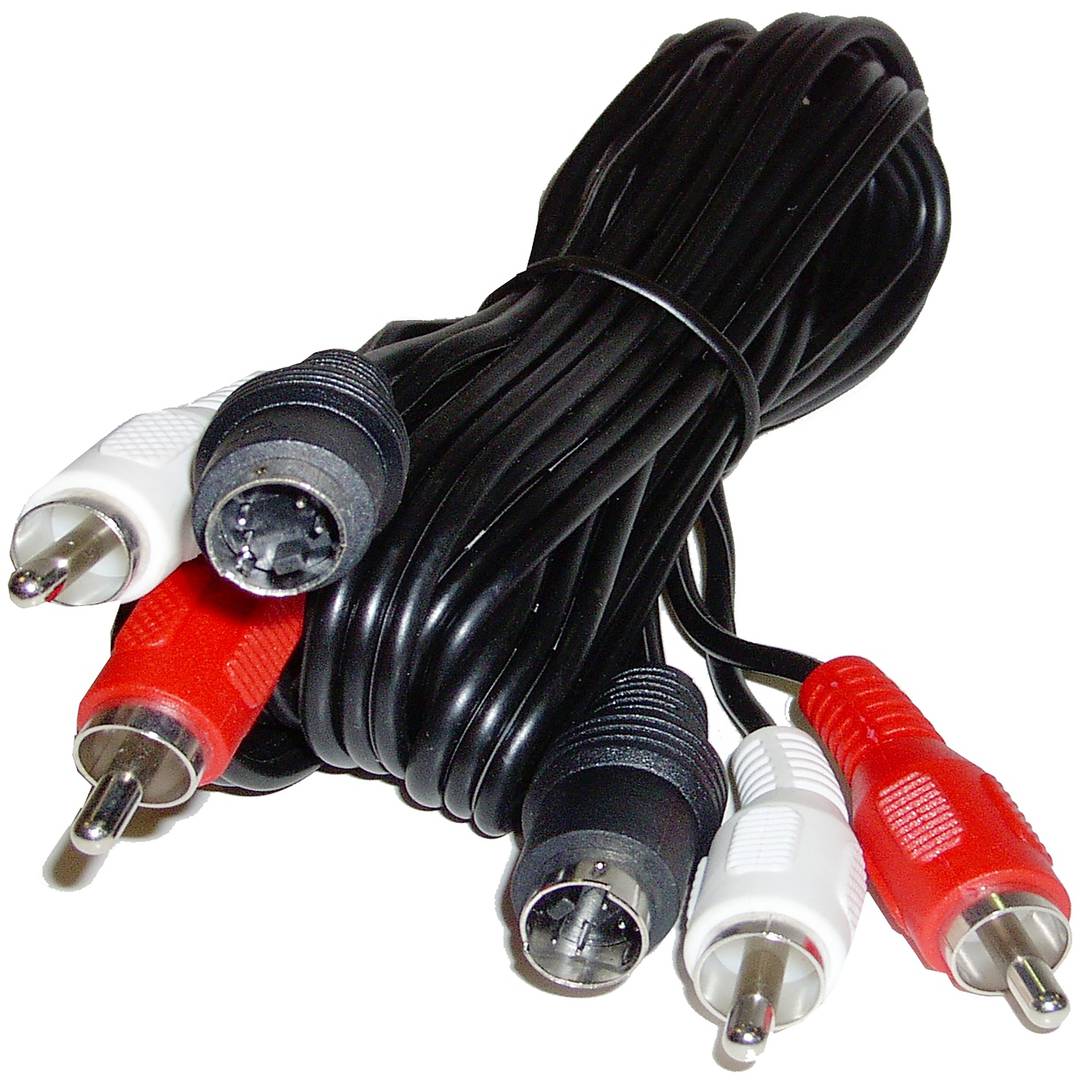 Distributor S-Video/Audio (1xMiniDIN4/RCA > 8xMiniDIN4/RCA)