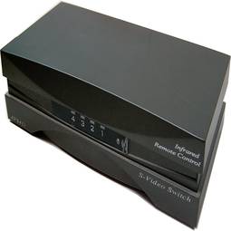 Dystrybutor S-Video / Audio (4 MiniDIN4 / RCA na 1 MiniDIN4 / RCA) IR