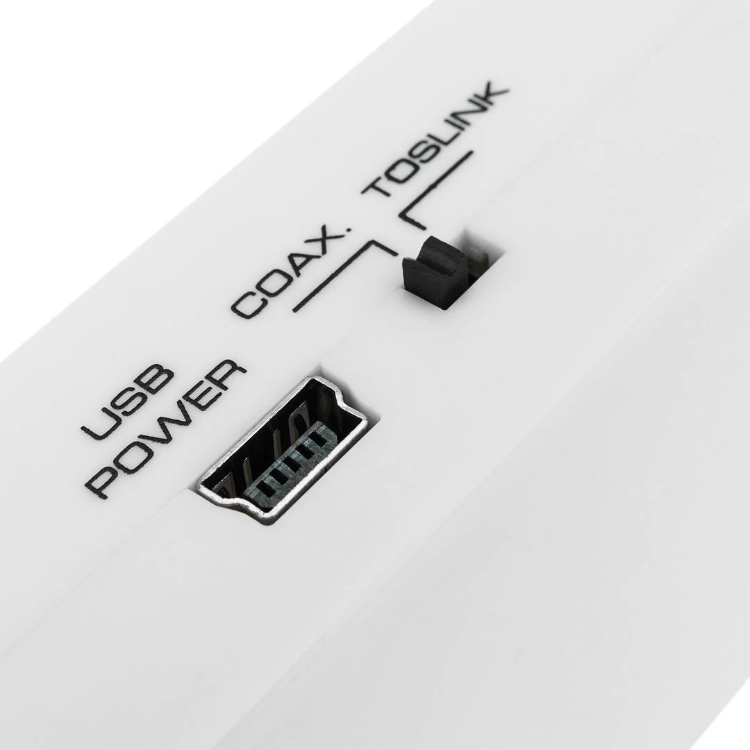 Converter e ripetitore digitale audio (TosLink <-> coassiale)
