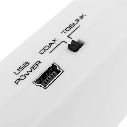 Converter e ripetitore digitale audio (TosLink <-> coassiale)