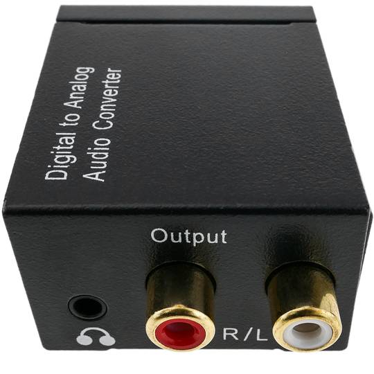 RCA coaxiale toslink digitaal naar analoog audio-omzetter