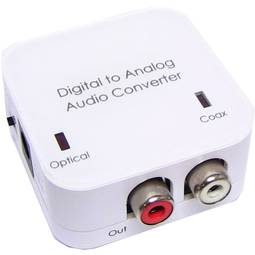 192 kHz toslink en coaxiale digitaal naar analoog audio-omzetter
