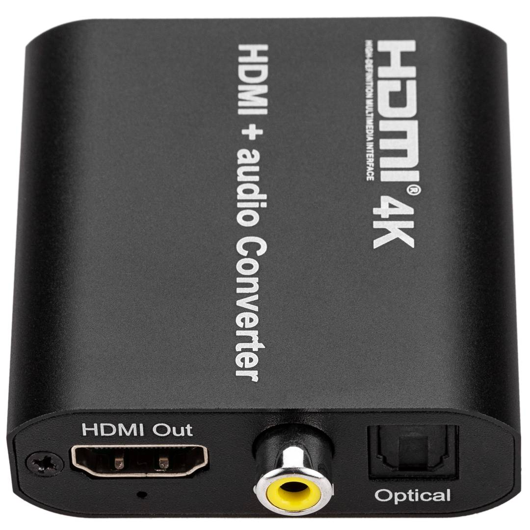 4K to HDMI 4K Converter Analog, Toslink and Coaxial - Cablematic