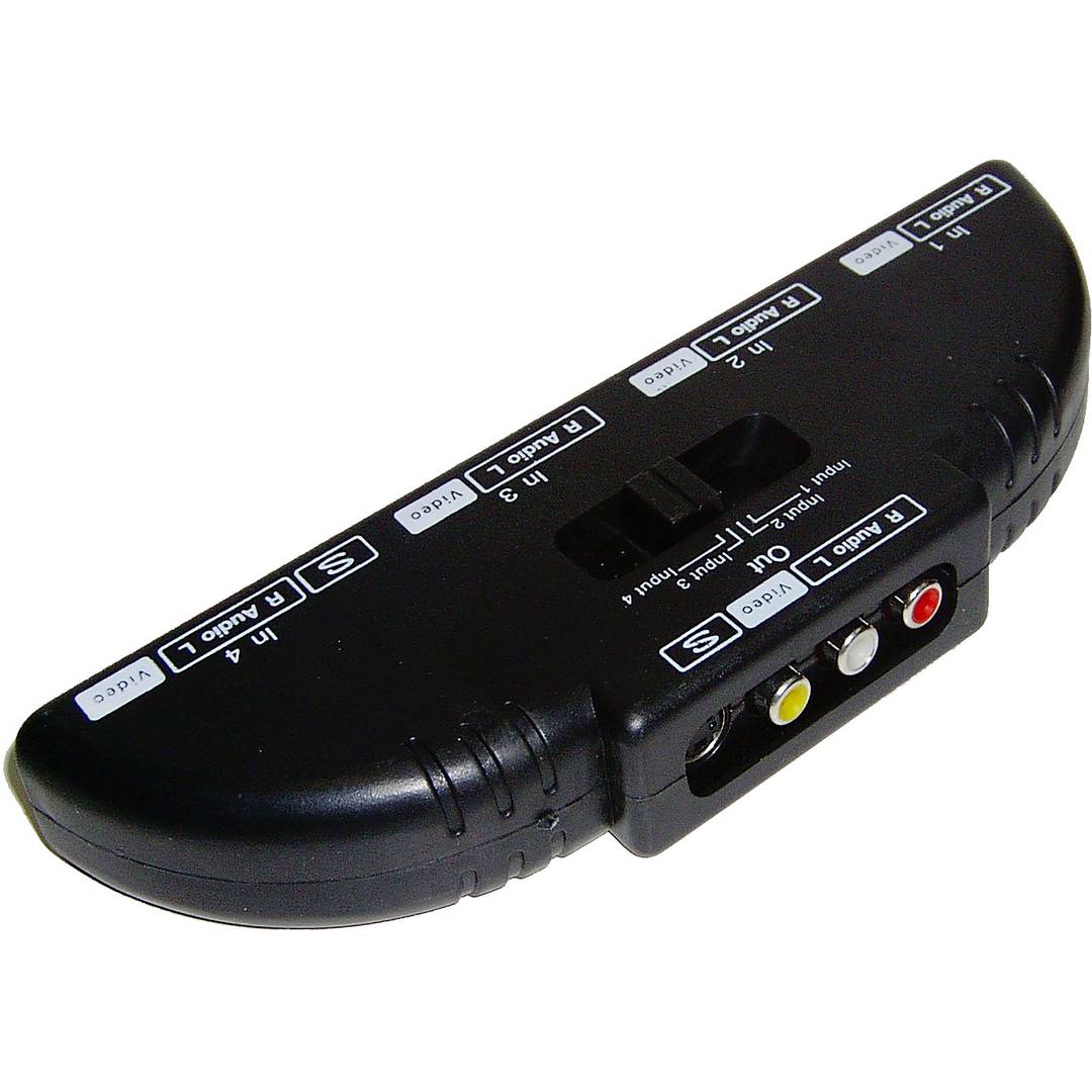 Selektor audio / wideo (4xIN / 1xOUT)