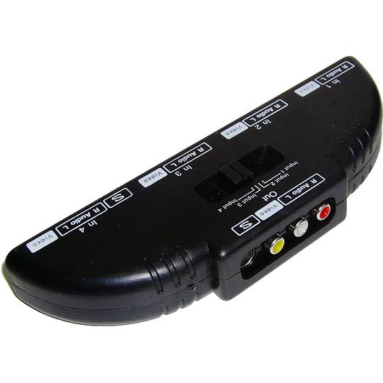 Selektor audio / wideo (4xIN / 1xOUT)