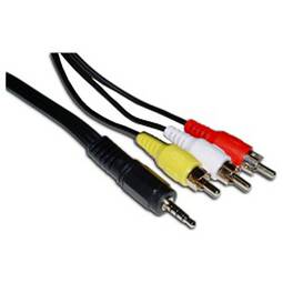 Audio/Video Camera 5m (3X-minijack-M/3xRCA-M)