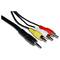 Cable Àudio/Vídeo Càmera 5m (3X-Minijack-M/3xRCA-M)