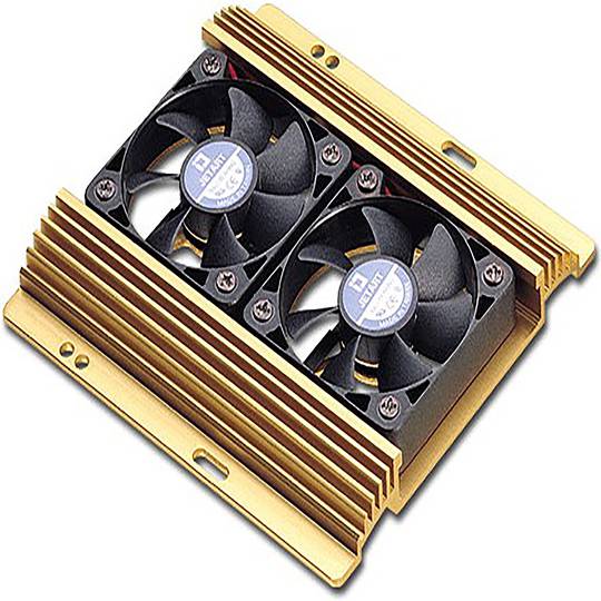 Ventilador de disc dur de 3.5 de doble alumini