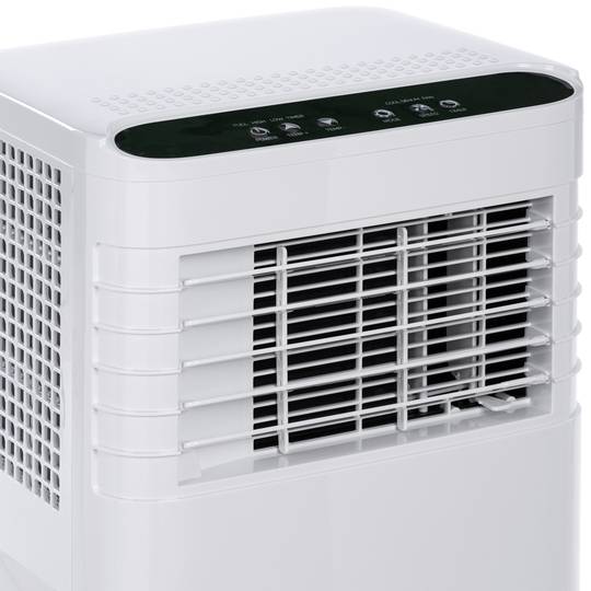 Ar Condicionado Portátil com Controle Remoto 7000 BTU 1750 Frigories 2,05 kW 3 em 1 Refrigeração, Desumidificação e Ventilação