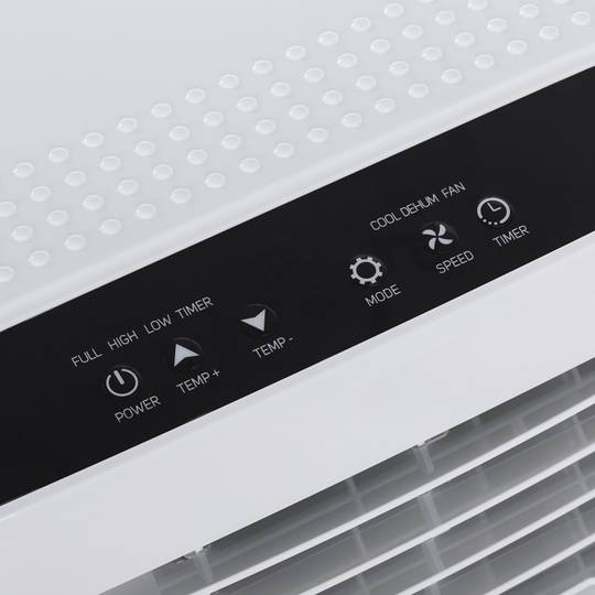 Ar Condicionado Portátil com Controle Remoto 7000 BTU 1750 Frigories 2,05 kW 3 em 1 Refrigeração, Desumidificação e Ventilação