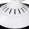 Ventilador de teto com controle remoto de lâminas retráteis, luz LED 6 velocidades modo verão/inverno, 35W 107cm cor branca