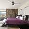 Ceiling fan with light and white blades with control, summer/winter mode, 6 programmable speeds 30W 132 cm