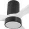 Ceiling fan with light and white blades with control, summer/winter mode, 6 programmable speeds 30W 132 cm