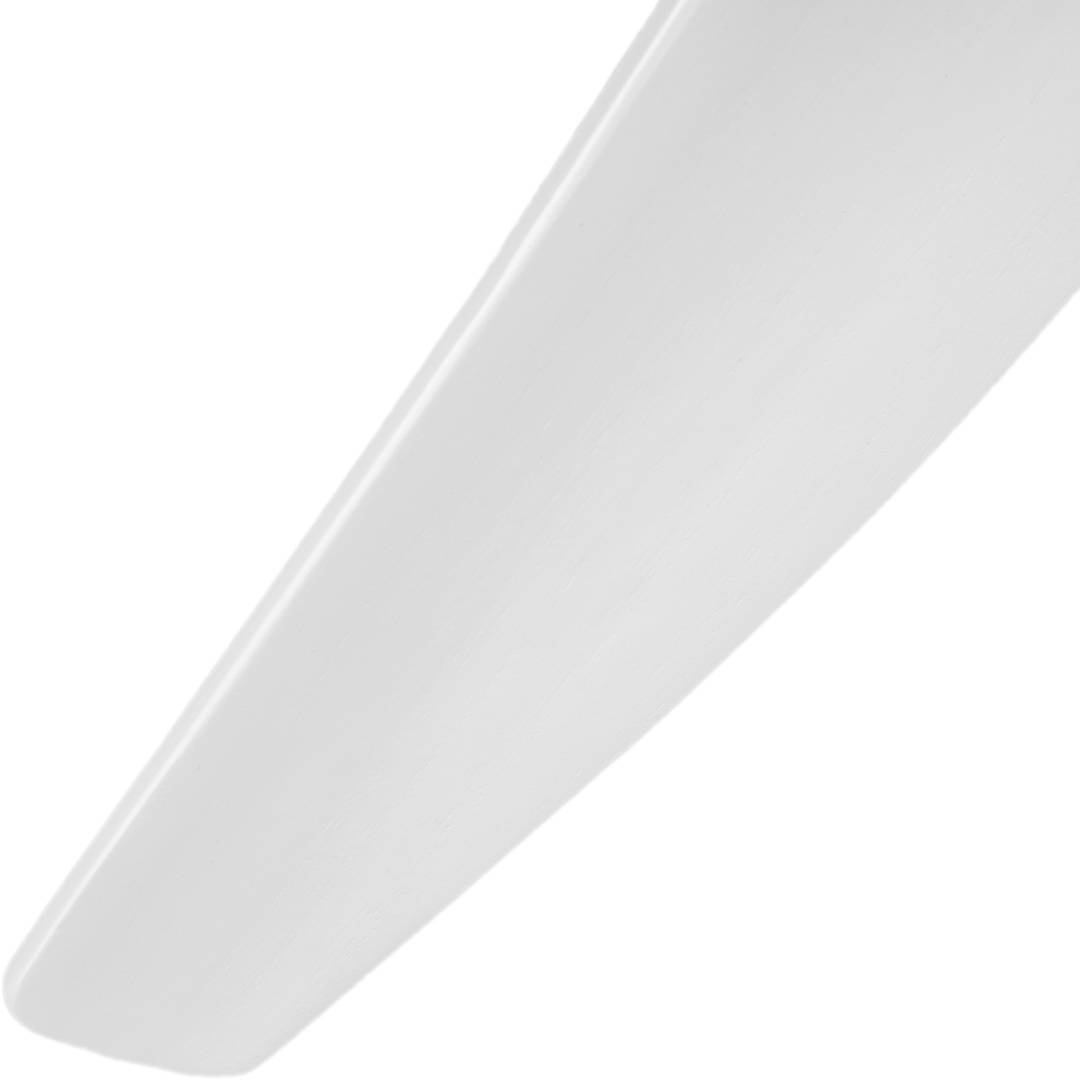 Ceiling fan with light and white blades with control, summer/winter mode, 6 programmable speeds 30W 132 cm