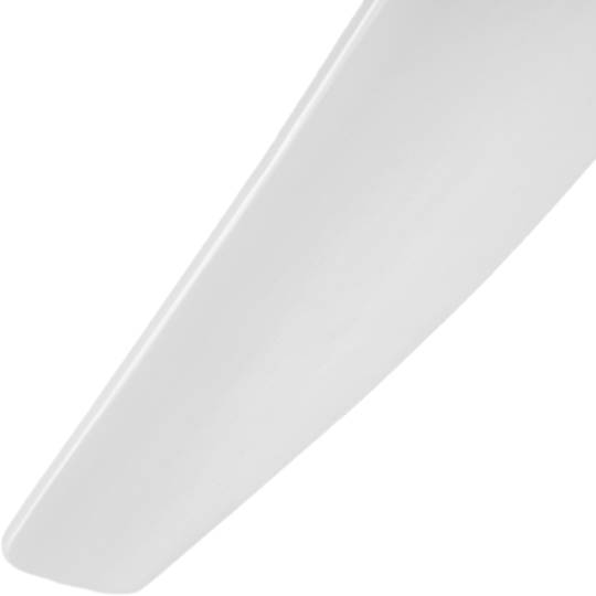 Ceiling fan with light and white blades with control, summer/winter mode, 6 programmable speeds 30W 132 cm