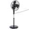 Wentylator stojący oscylacyjny z regulacją wysokości 3 prędkości średnica 40 cm 45 W kolor czarny