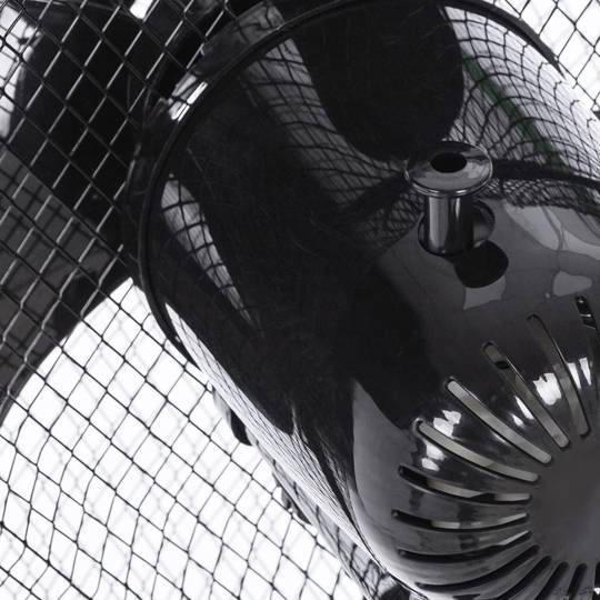 Wentylator stojący oscylacyjny z regulacją wysokości 3 prędkości średnica 40 cm 45 W kolor czarny