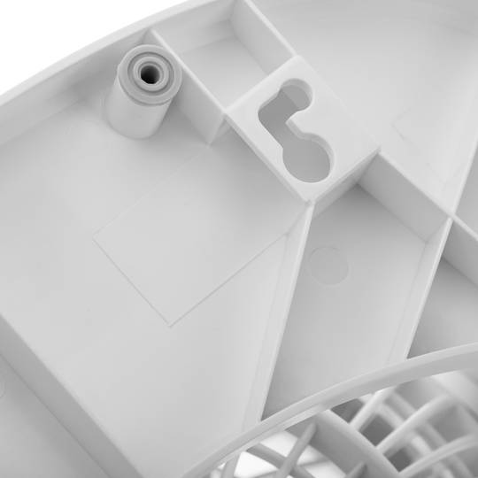 Ventilador de paret o terra orientable 2 en 1, 3 velocitats, 18 cm 50 W color blanc