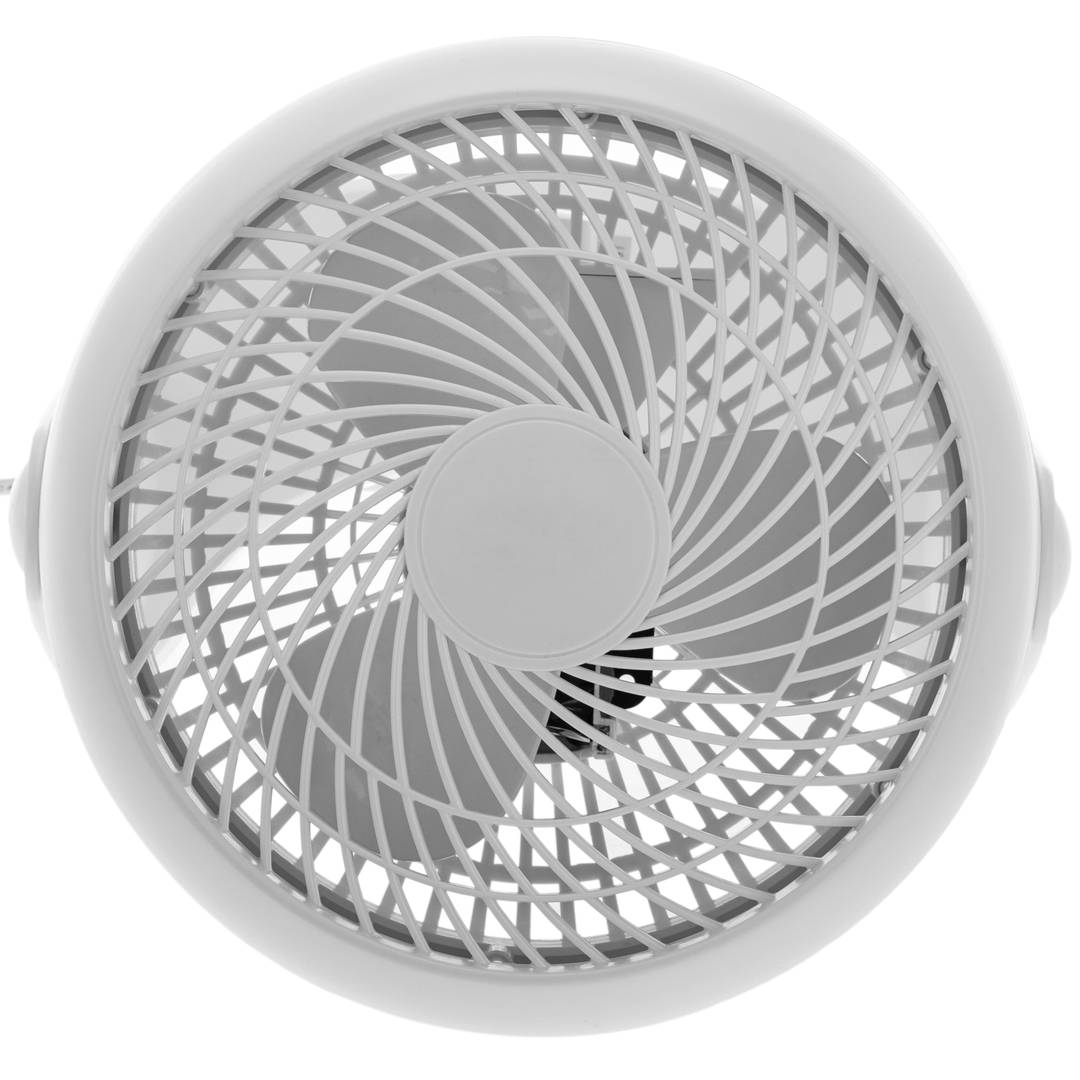 Ventilador de paret o terra orientable 2 en 1, 3 velocitats, 18 cm 50 W color blanc