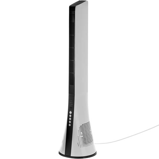 3-Speed Oscillating Tower Fan with Remote Control and Timer, 43.6