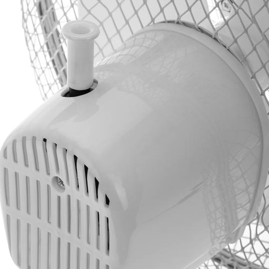 23 cm 25 W oszillierender Desktop-Lüfter mit 2 Geschwindigkeiten