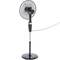 Ventilatore oscillante da pavimento con telecomando regolabile in altezza 3 velocità diametro 40 cm 60 W colore nero