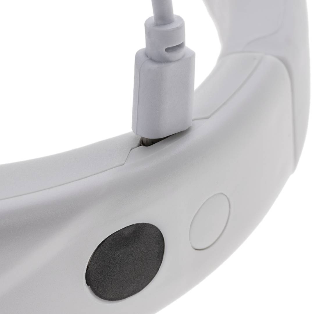 Ventilador de cuello recargable por USB-C y 3000 mAh