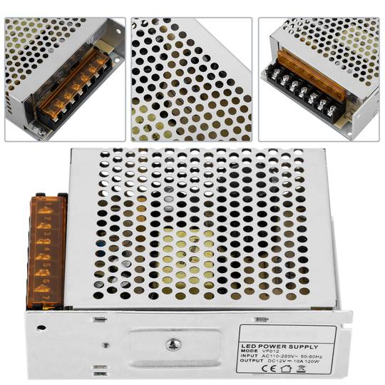 Source d'alimentation industrielle 12VDC 10A