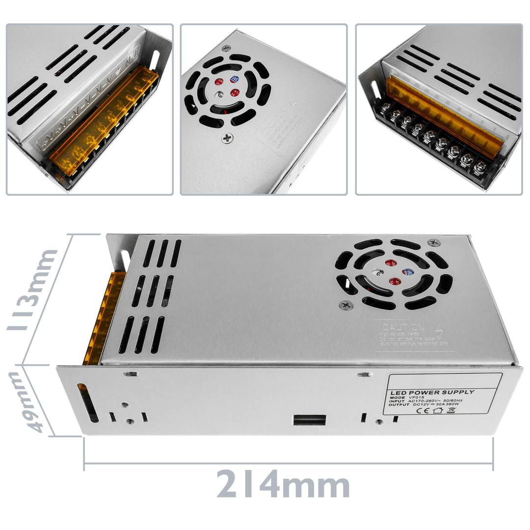 Industrial 12VDC 30A