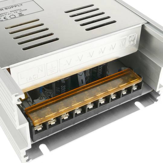 Industriële Stroomvoorziening 12VDC 40A