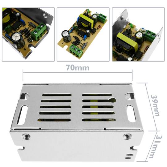 Font d'alimentació industrial 12VDC 1.25A