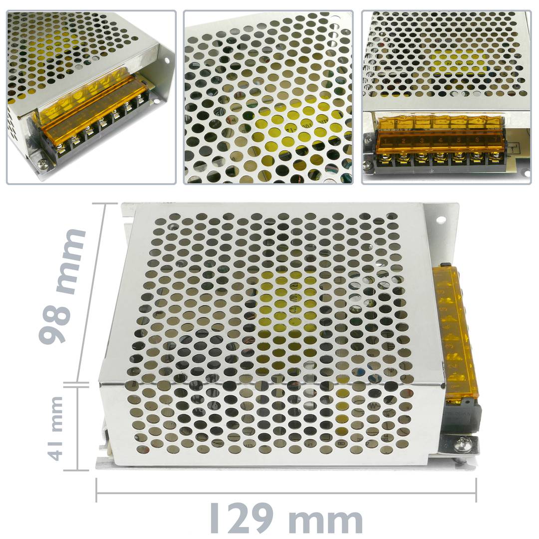 Power supply. 24VDC 5A industrial electrical converter