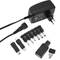 Universele voeding 100-240 VAC naar DC multivoltage 27 W.