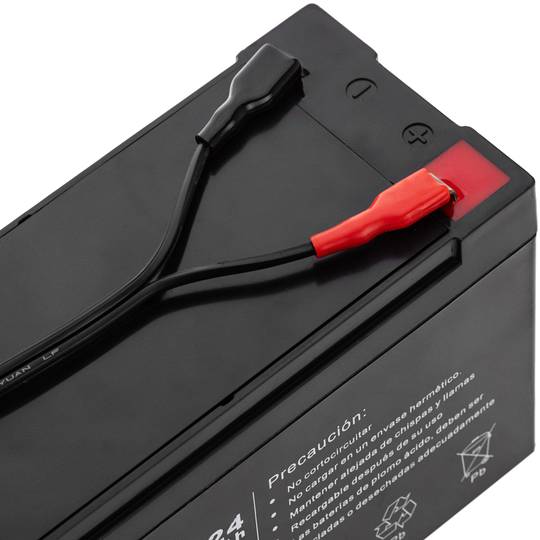 Inteligentna ładowarka 220-240 VAC do akumulatorów kwasowo-ołowiowych 12 V, prądu stałego, ze złączami typu Faston i diodą LED sygnalizującą ładowanie