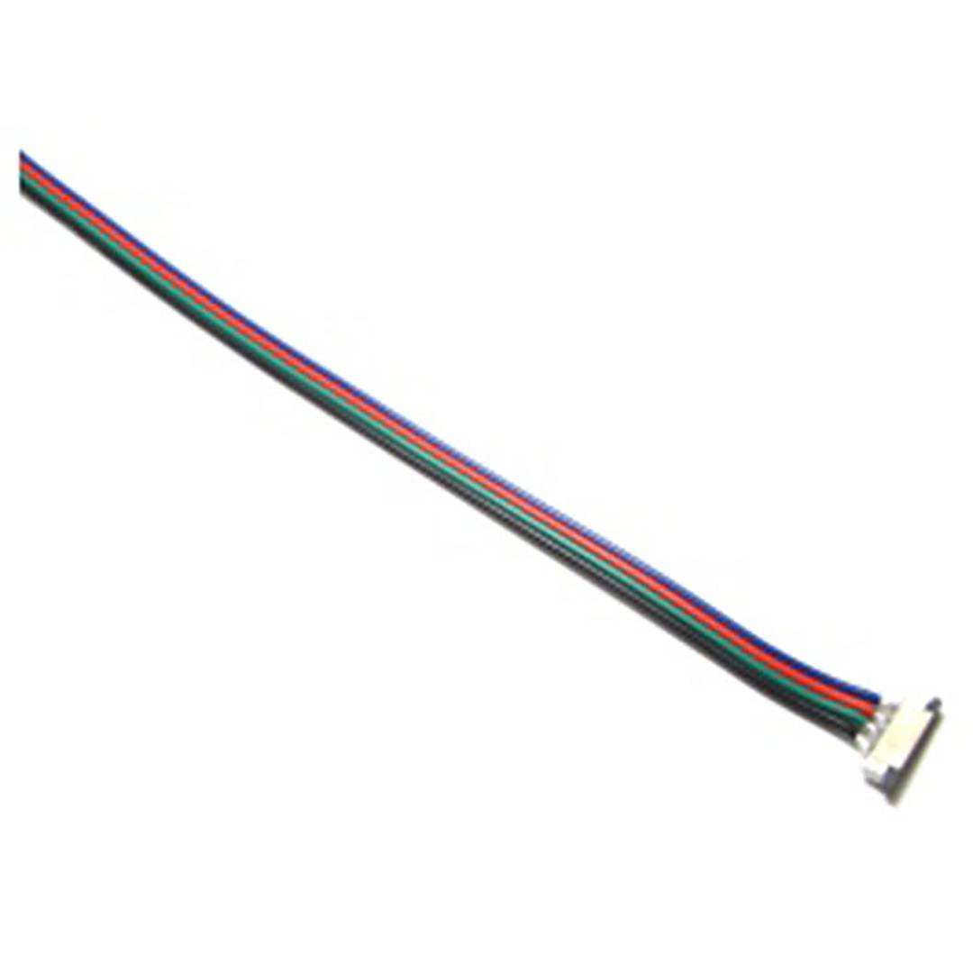 Connector amb cable per tira de LED RGB de 10 mm