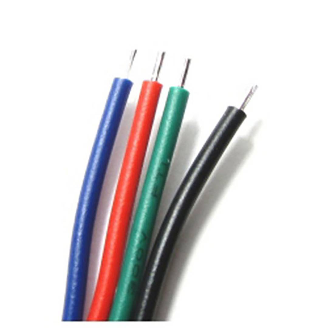 Connector amb cable per tira de LED RGB de 10 mm