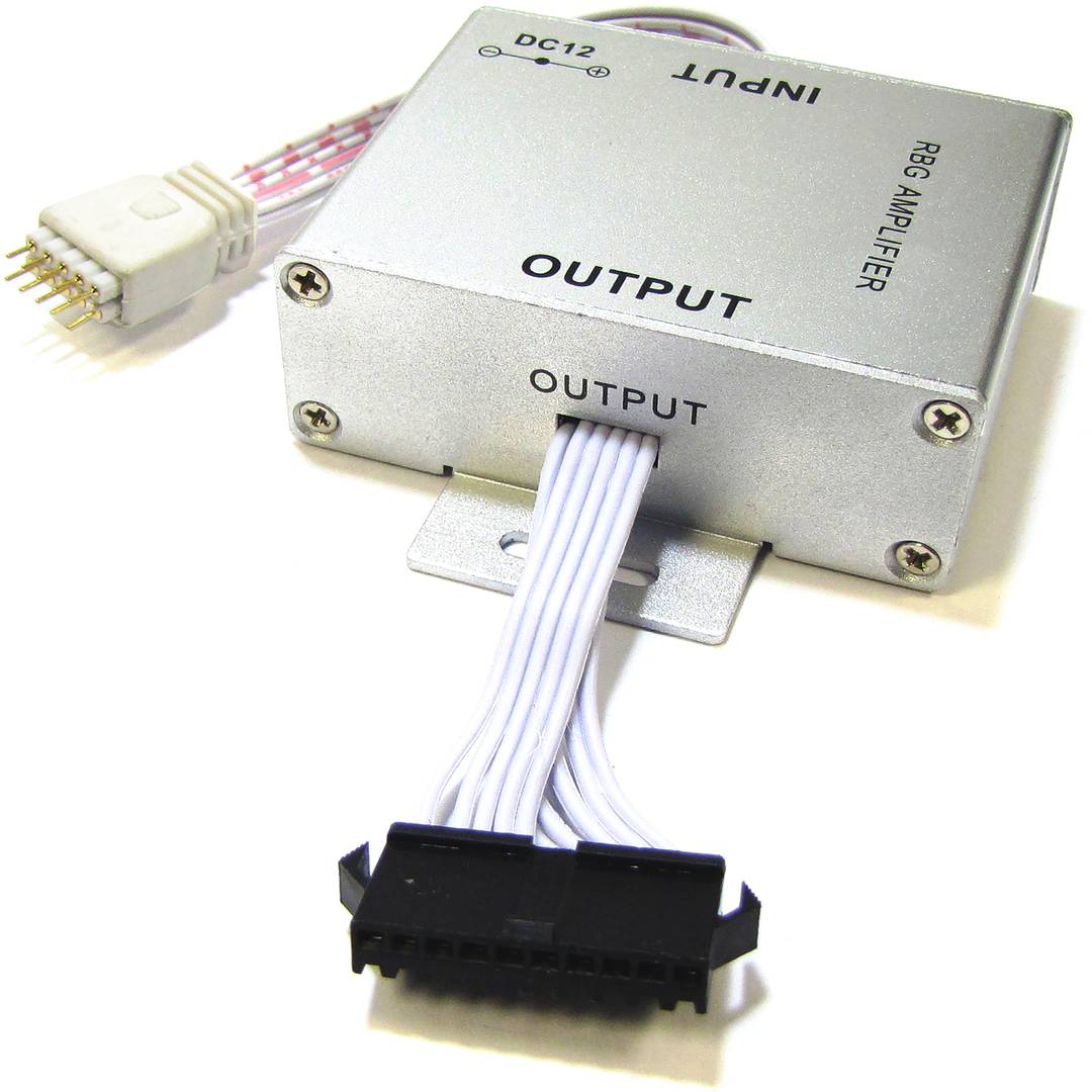Signal amplifier for RGB LED strip (9 channel x 2A)