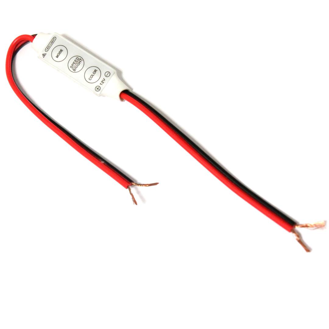 Controller controller for 6A 12VDC monochrome LED strip compact model