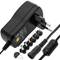 Alimentation universelle 100-240 VAC à DC multi-tension 12 W