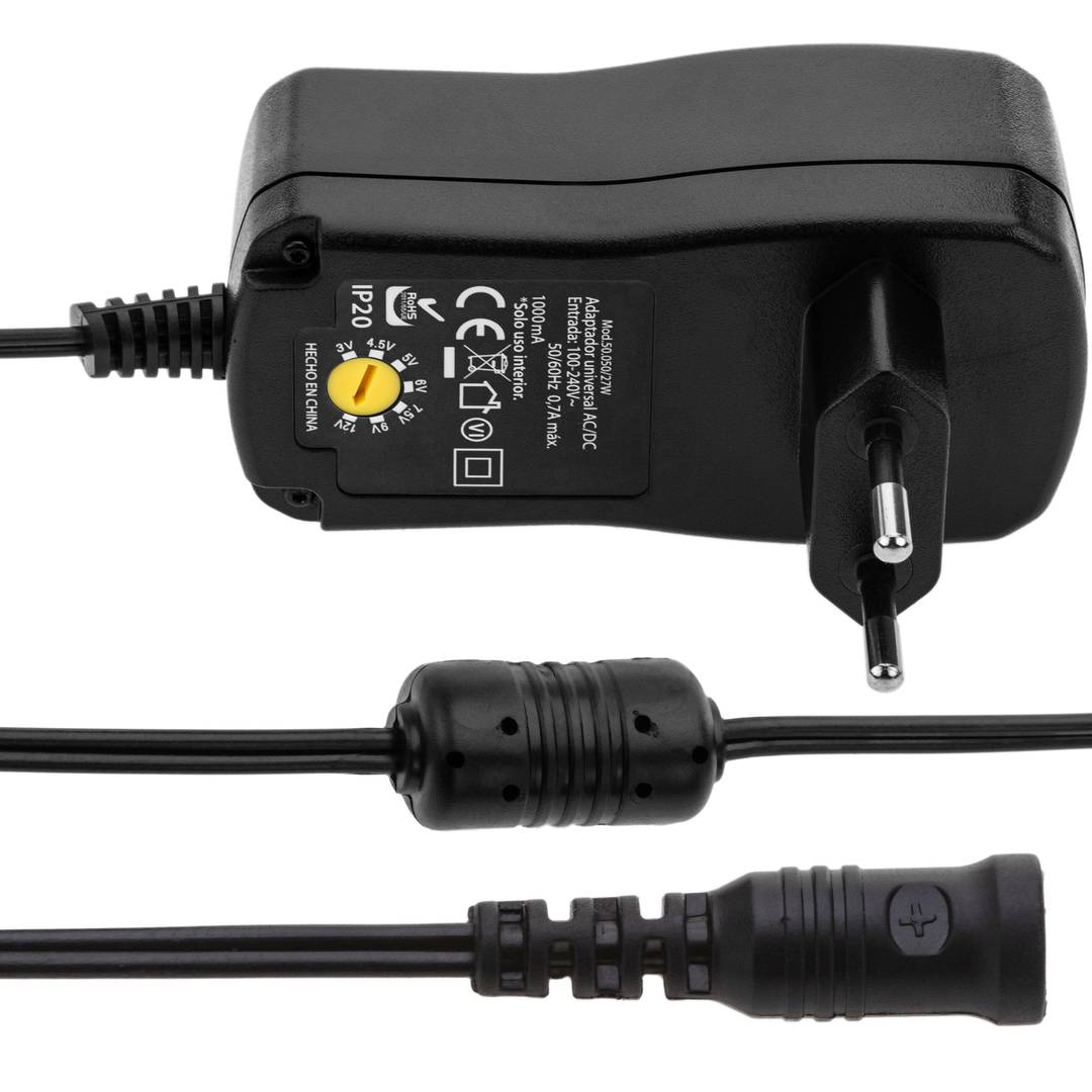 Alimentation universelle 100-240 VAC à DC multi-tension 12 W