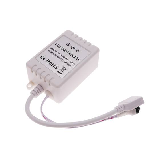 Kontroler pasków LED 6A RGB z pilotem na podczerwień