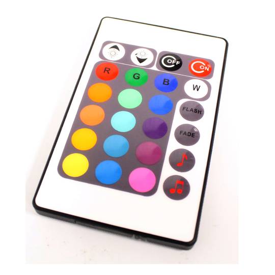 Controlador para LED RGB Faixa de 12A Música IR Controlador