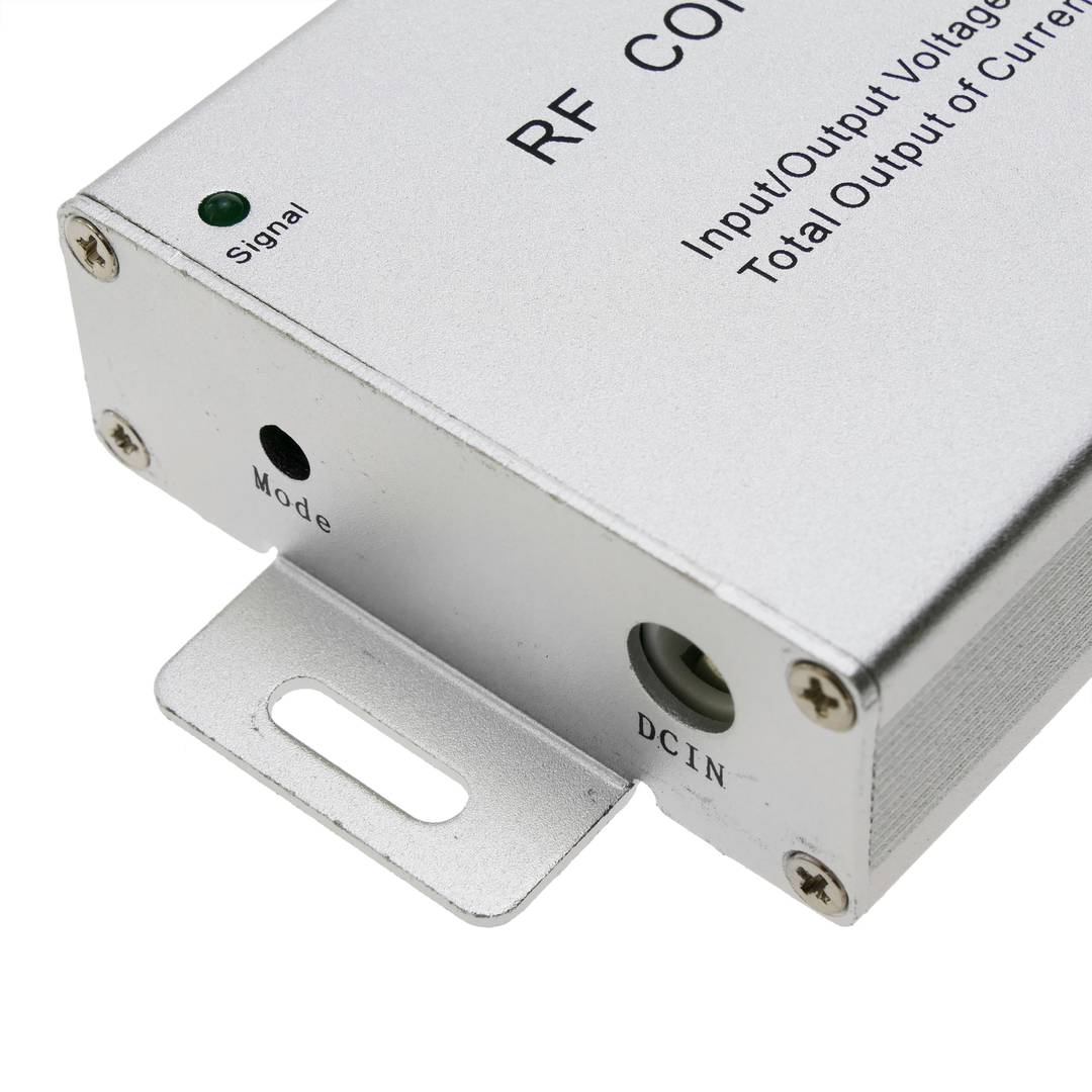 Controlador per tira de LEDs RGB de 24A 12-24VDC amb control remot RF