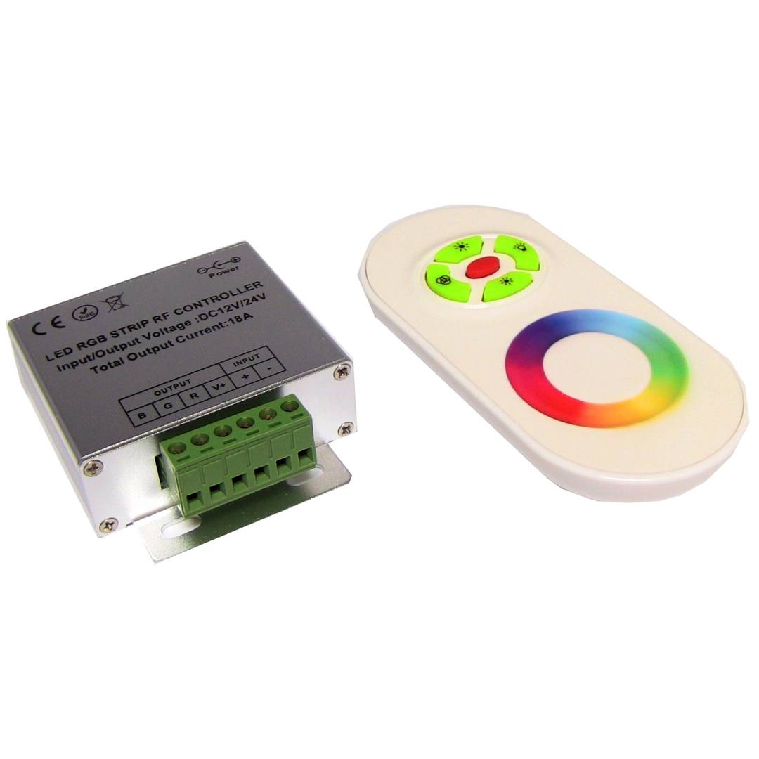 Controller per RGB LED Strip 18A RF a distanza di controllo (C)