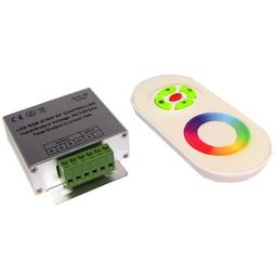 Controlador per tira de LEDs RGB de 18A amb control remot RF (C)